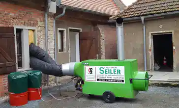 Construction site heating